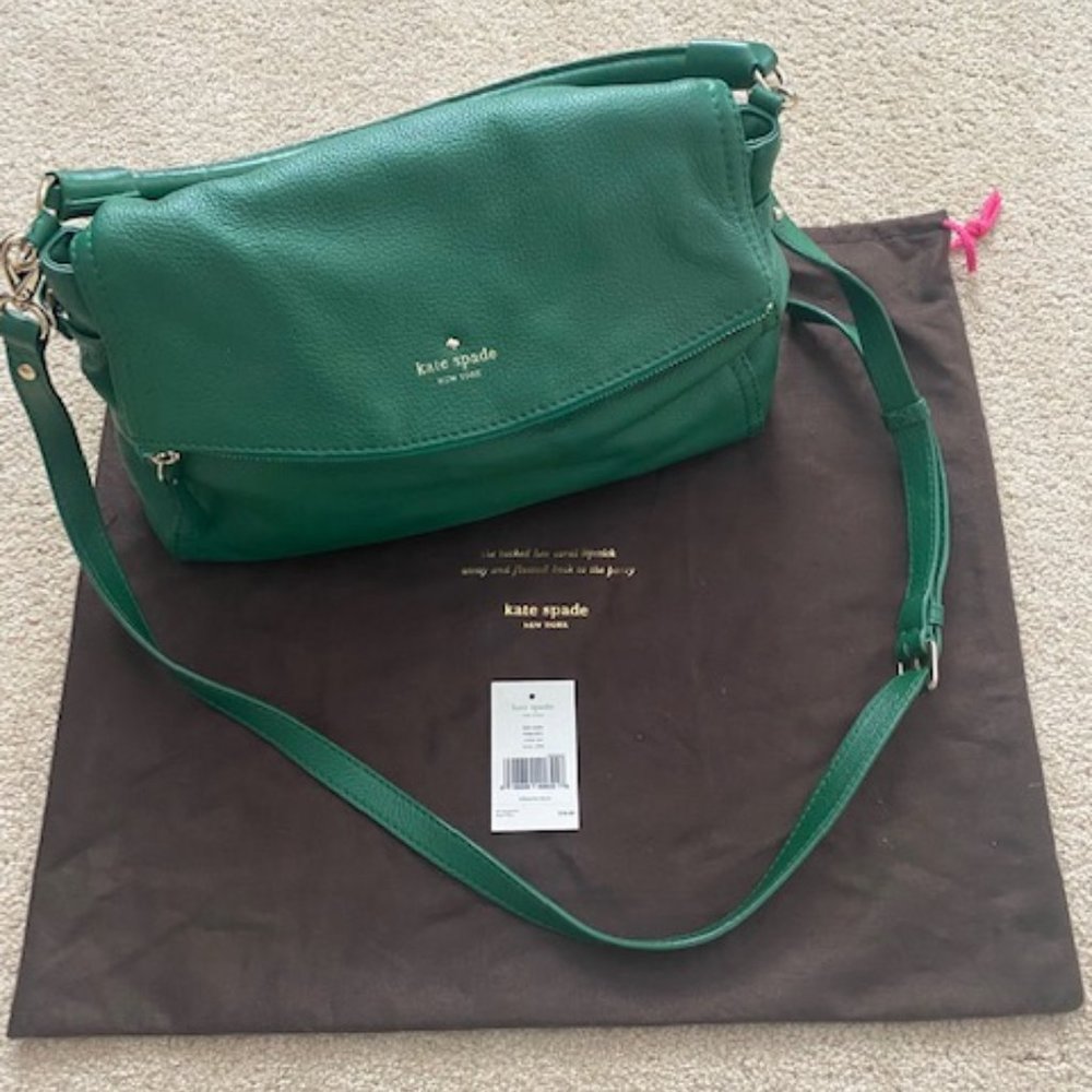 Kate Spade Little Minka Cobble Hill Crossbody Bag - Forest